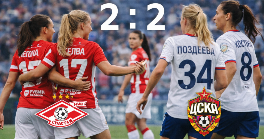 Спартак — ЦСКА 2:2: обзор матча ЖФК Спартак и ключевые моменты дерби