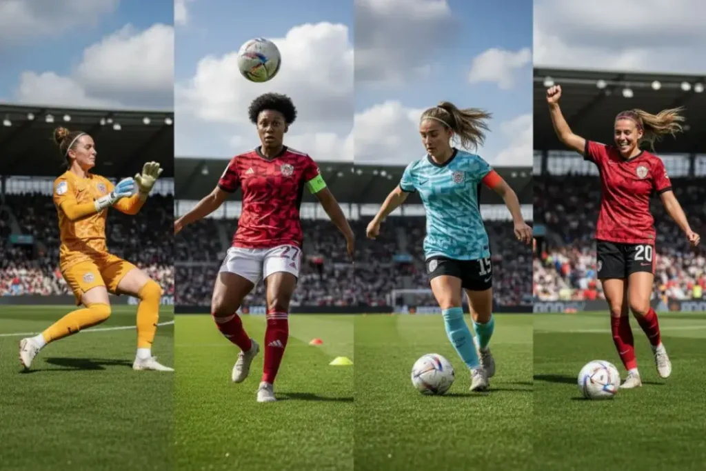 Лучшие футболистки Женской Суперлиги по позициям