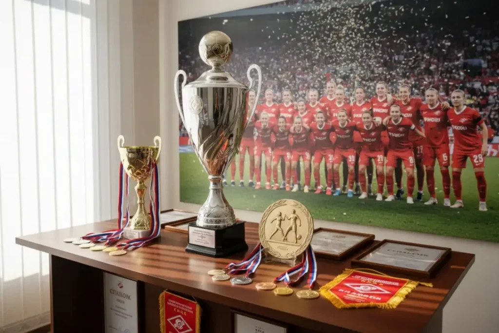 ЖФК Спартак Москва трофеи и чемпионство в Суперлиге